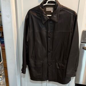 Vintage Eddie Bauer Leather Coat